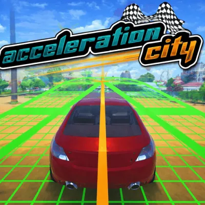 Acceleration City is a futuristic racing game focused on speed, creativity, and stunts that push the boundaries of the track.