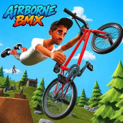 Airborne BMX is an arcade BMX game focused on aerial stunts, handcrafted dirt trails, and precise control of the bike.