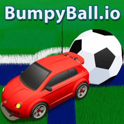 BumpyBall.io is an innovative .io game where high-speed racing and tactical soccer blend into one vibrant 3D playground. You will control mini cars in chaotic 5v5 matches, where every hit, collision or flying move can create an explosive moment.