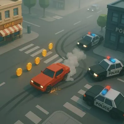 Car Chase Simulator is where speed, skillful driving skills, and a little luck will determine whether you can survive or not! In the game, you will rush through a chaotic low-poly city, avoiding the police, heavy traffic, and countless unexpected dangers.