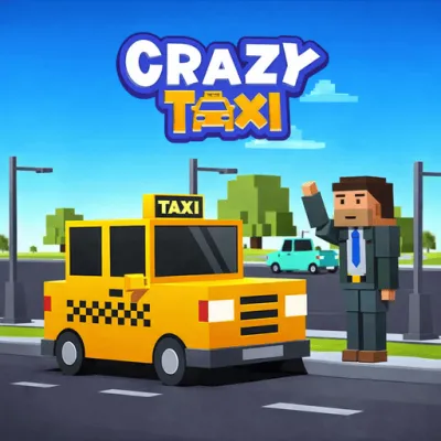 In Crazy Taxi, a fast-paced arcade-style taxi driving game, you not only pick up and drop off passengers, but you also have to deal with time, traffic, and hard scenarios on busy streets.