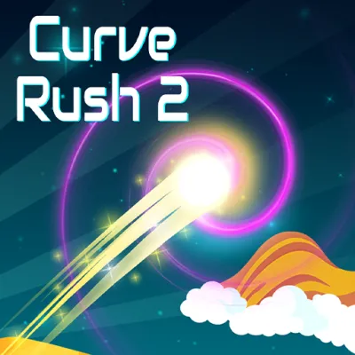 You control a ball rolling through limitless sand hills and terrain in the fast-paced arcade game Curve Rush 2. Every accurate jump and landing in the game determines whether you can maintain the fluid flow or must stop midway through, making it an addicting rhythm experience.