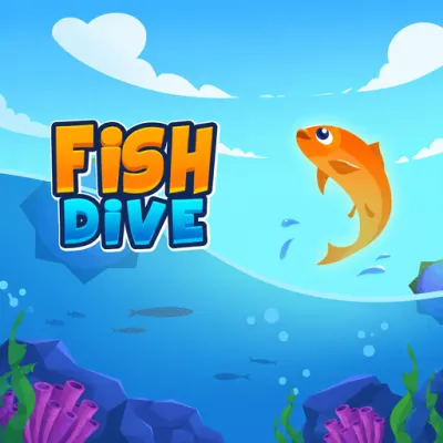 Fish Dive is an endless arcade game that takes players on an underwater adventure with an adorable little fish.