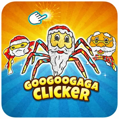 Goo Goo Gaga Clicker is a humorous clicker game where players simply click repeatedly to generate Goo Goo Gaga Points and upgrade their quirky Santa creature. 