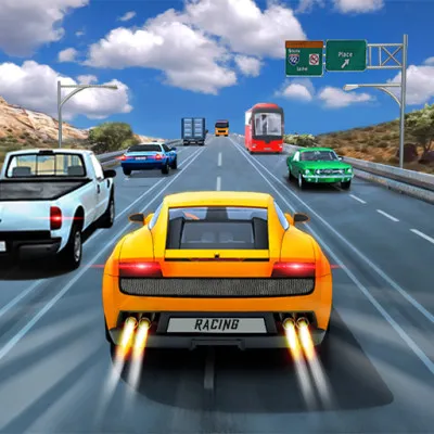 Highway Road Racing is where you can forget all the pressure, press the gas pedal hard and rush through the traffic without fear of traffic jams or police blowing the whistle. In that world, there is only you, your favorite car and endless roads waiting to be conquered.