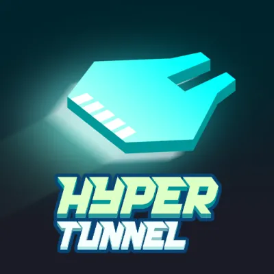 Hyper Tunnel is a thrilling game where players control a spaceship flying through narrow neon tunnels and many obstacles.