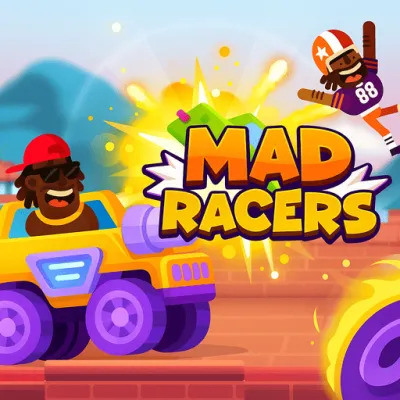 Mad Racers is a crazy racing game where speed meets strategy and unexpected action. The game takes players into battles on tracks filled with rockets, shields and special skills, making each race a dramatic and fun challenge.