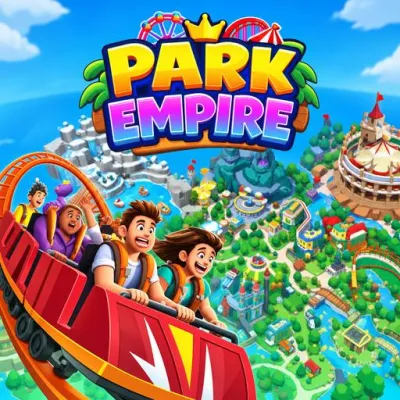 There's an amusement park, a few rides in operation, and still relatively few visitors. That’s where Park Empire begins.