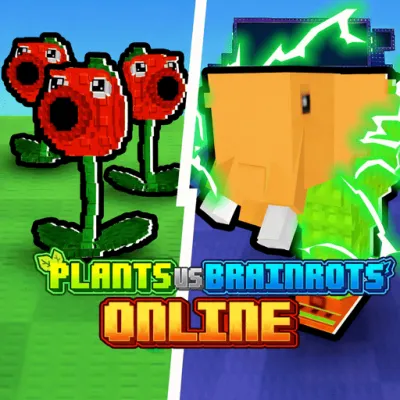 Plants vs Brainrots Online is a strategic defense game on Roblox, centered around planting plants and defending against waves of Italian Brainrots.