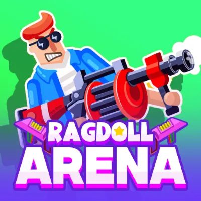 Ragdoll Arena is a fun 2D PvP shooter game that uses ragdoll physics to make every match's collisions chaotic, amusing, and impossible to predict.