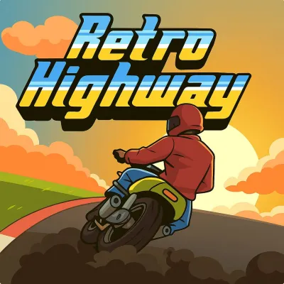 Retro Highway is a classic arcade driving game that was made by Dumb Luck Games and came out in 2018 for Android and iOS phones. 