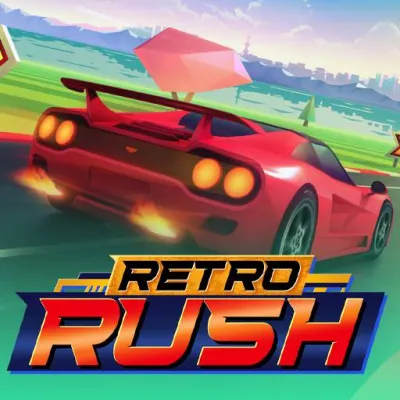 Retro Rush is a high-speed arcade racing game with a classic 16-bit style combined with modern, dramatic gameplay.