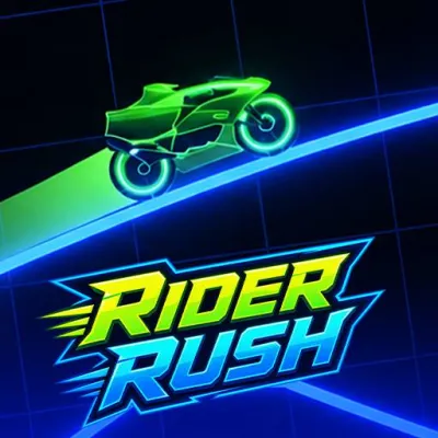 Rider Rush is a 2D bike racing game in which you control a neon motorcycle racing down obstacle-filled tracks.