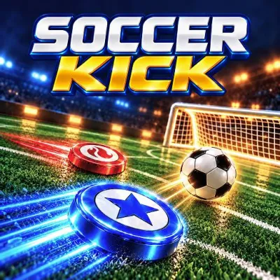 A few degrees off in aiming might destroy a whole scoring scheme with Soccer Kick. This 2D sports game puts participants into simulated table football matches, where round pieces are used as player replacements and every movement is drag-and-drop initiated.