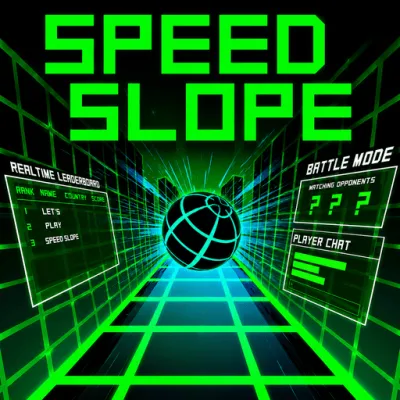 Speed Slope is a 3D high speed unlimited runner game where the player controls a neon ball sliding down endless slopes with frightening dangers.