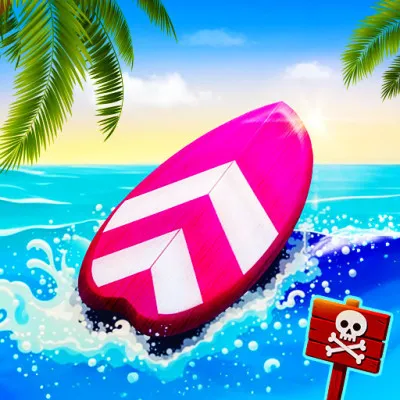 Summer Rider 3D is a vibrant endless runner adventure that pulls players straight into the vibrant summer atmosphere. On the cool blue water, you surf on a surfboard or jet ski, avoid obstacles and collect sparkling starfish.