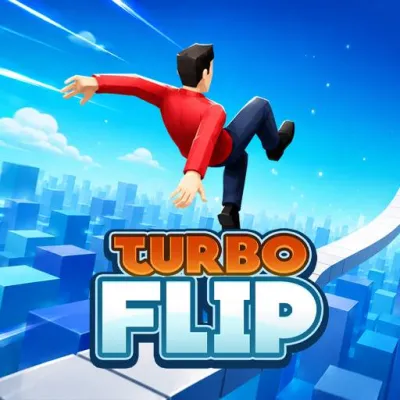 Turbo Flip is an arcade driving game with realistic physics. Apart from racing on the ground, players will make stunning jumps over gigantic ramps.