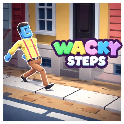 Wacky Steps is an endless runner game that plays like an arcade game. Each step is a physics challenge that requires you to be very precise.