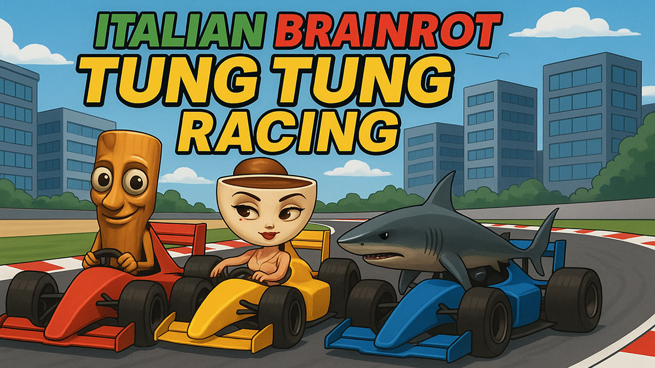 Play game Italian Brainrot Tung Tung Racing